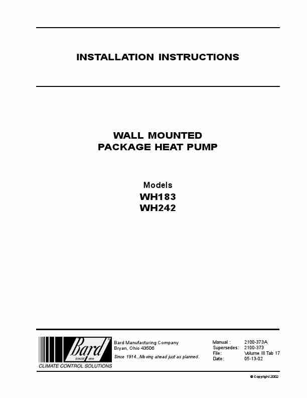 Bard Electric Heater WH183-page_pdf